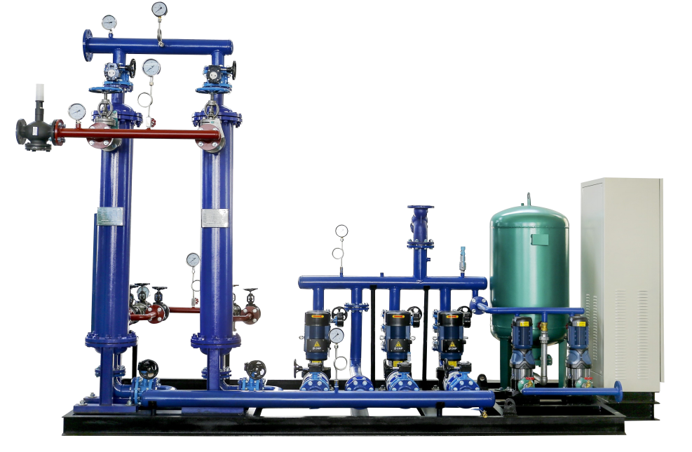 湖北殼管換熱機組+補水系統